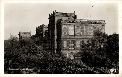 Ak Düsseldorf am Rhein, Malerakademie, Kessel Karte