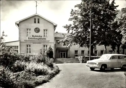 Ak Rabenau im Erzgebirge, Betriebsferienheim, Auto