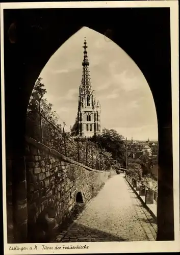 Ak Esslingen am Neckar, Turm der Frauenkirche