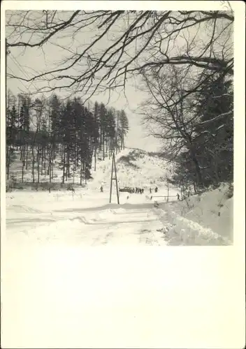 Foto Ak Wiesbaden in Hessen, Hollerbornstraße, Winter