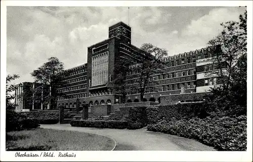 Ak Oberhausen im Ruhrgebiet, Rathaus