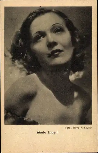 Ak Schauspielerin Marta Eggerth, Portrait