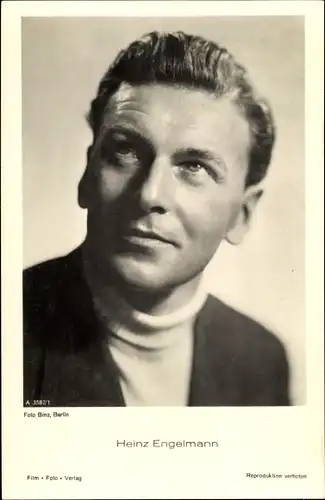 Ak Schauspieler Heinz Engelmann, Portrait