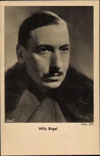 Ak Schauspieler Willy Birgel, Portrait