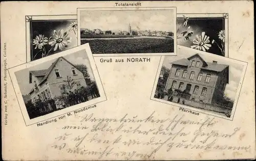 Ak Norath Rheinland Pfalz, Pfarrhaus, Totalansicht, Handlung