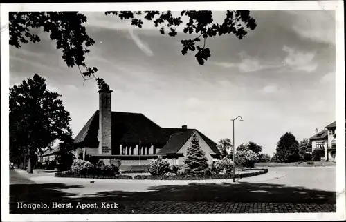 Ak Hengelo Overijssel Niederlande, Herst. Apost. Kerk