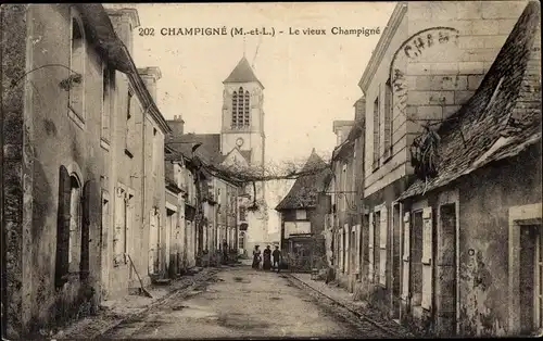 Ak Champigné Maine-et-Loire, Le vieux Champigne