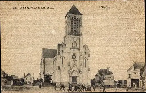 Ak Champigné Maine-et-Loire, L'Eglise