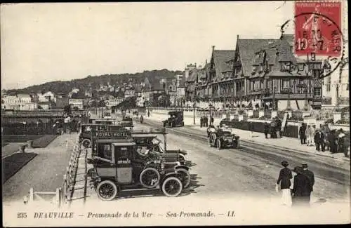 Ak Deauville Calvados, Promenade de la Mer