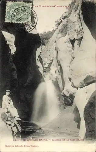 Ak Moltig les Bains Pyrénées Orientales, Cascade de la Castellane