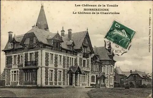 Ak Monsireigne Vendée, Le Chateau de la Chauviniere
