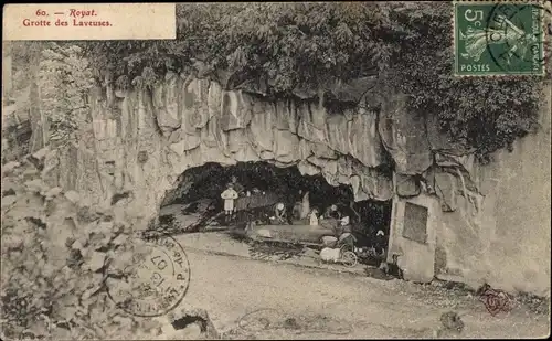 Ak Royat Puy de Dôme, Grotte des Laveuses