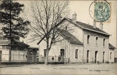 Ak Chantonnay Vendée, La Gare