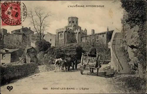 Ak Royat les Bains Puy de Dôme, L'Eglise