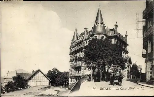Ak Royat Puy de Dôme, Le Castel Hotel