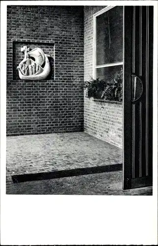 Ak Dorsten Westfalen, Internat der Ursulinen, Wanddekor