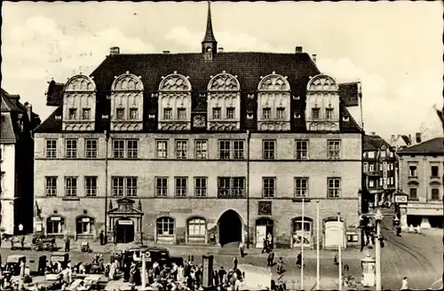 Ak Naumburg an der Saale, Rathaus