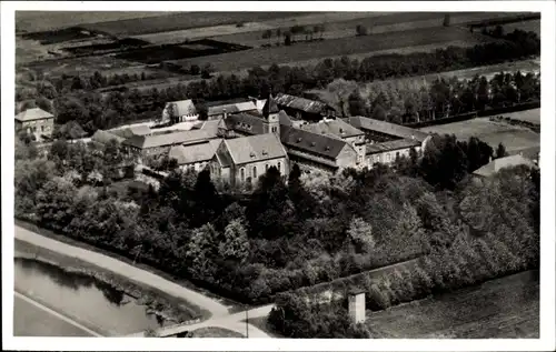 Ak Börgermoor Hümmling, Jugendheim Kloster Johannesburg, Fliegeraufnahme