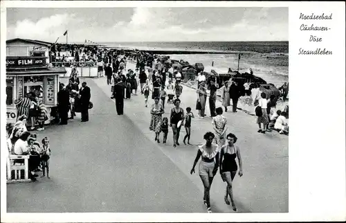 Ak Nordseebad Döse Cuxhaven, Strandleben, Promenade, Badegäste