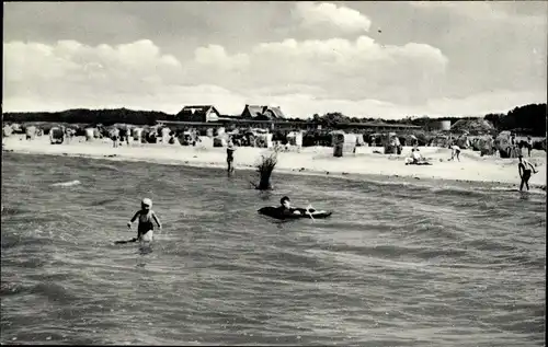 Ak Sahlenburg Cuxhaven in Niedersachsen, Strandleben