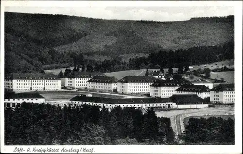Ak Luftkurort Arnsberg in Westfalen, Blick auf den Ort