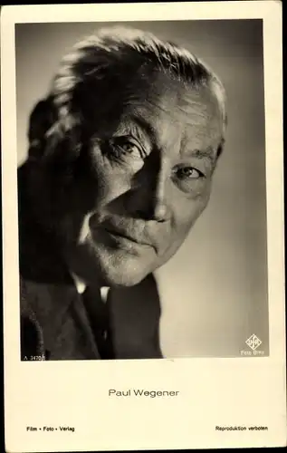 Ak Schauspieler Paul Wegener, Portrait