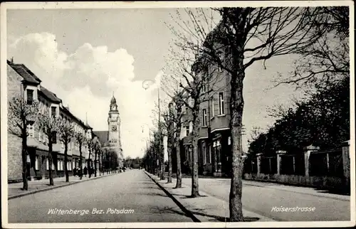 Ak Wittenberge an der Elbe Prignitz, Kaiserstraße