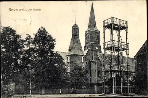 Ak Grevenbroich im Rhein Kreis Neuss, Partie am Kloster