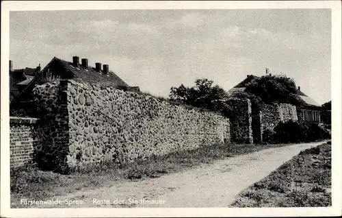 Ak Fürstenwalde an der Spree, Stadtmauer, Reste