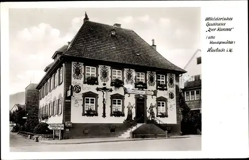 Ak Haslach im Kinzigtal Schwarzwald, Althistorisches Gasthaus