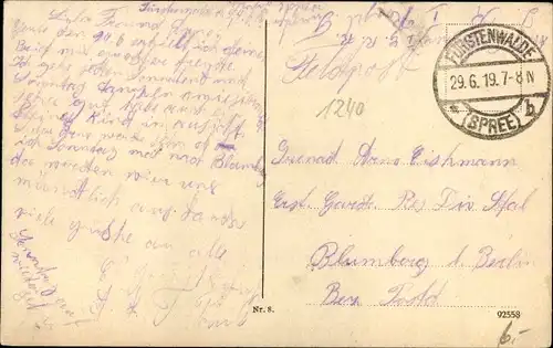 Ak Fürstenwalde an der Spree, Kaiserplatz