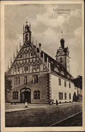 Ak Fürstenwalde an der Spree, Rathaus