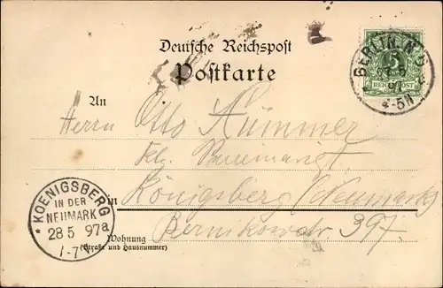 Litho Berlin Treptow, Restaurant R. Zenner, Inh. Fritz Regelin, Stralau