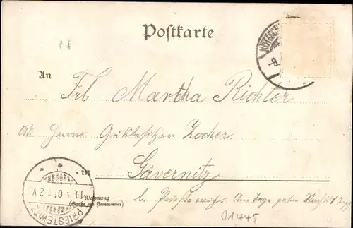 Litho Kötzschenbroda Radebeul in Sachsen, Kaiser Wilhelm Denkmal, Kirche, Stadtansicht
