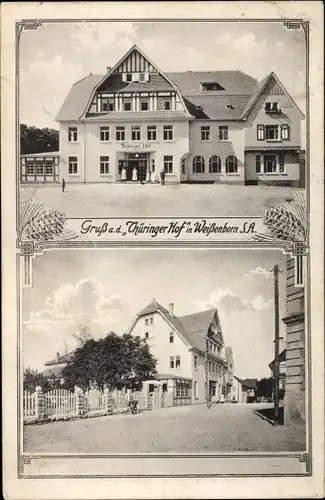 Ak Weißenborn Holzland Thüringen, Gasthof Thüringer Hof