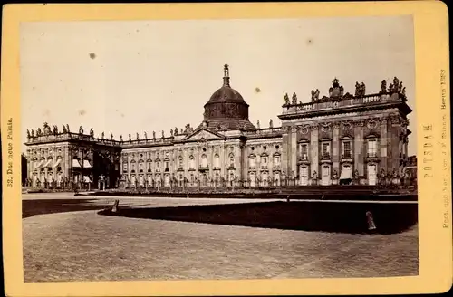 Kabinettfoto Potsdam in Brandenburg, Neues Palais, Sanssouci