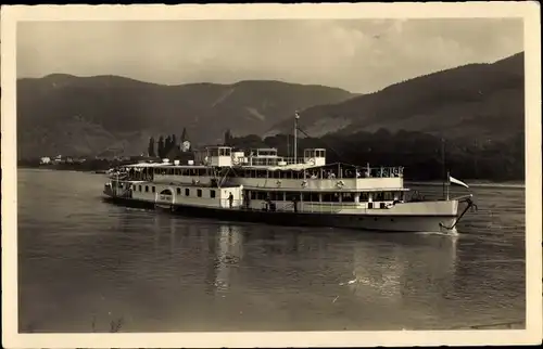 Ak Dampfer Stadt Wien, Erste Donau Dampfschifffahrts Gesellschaft