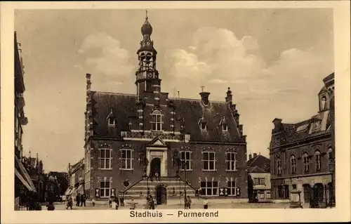 Ak Purmerend Nordholland, Stadhuis