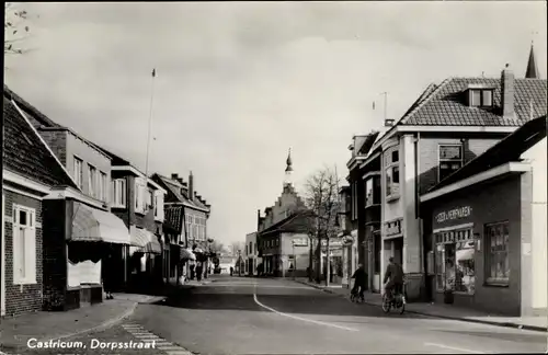 Ak Castricum Nordholland Niederlande, Dorpsstraat