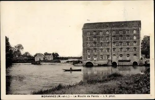 Ak Morannes Maine et Loire, Le Moulin de Pendu