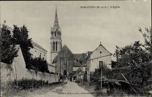 Ak Morannes Maine et Loire, L'Eglise