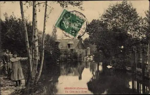 Ak Mézidon Calvados, Un Coin de la Dives