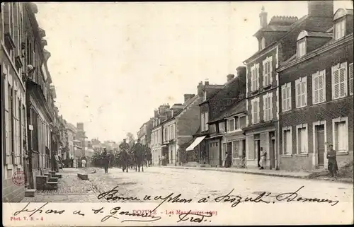 Ak Dozulé Calvados, Les Manoeuvres 1903