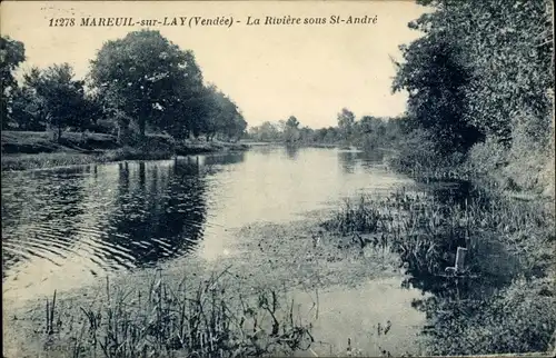 Ak Mareuil sur Lay Vendée, La Riviere sous Saint Andre