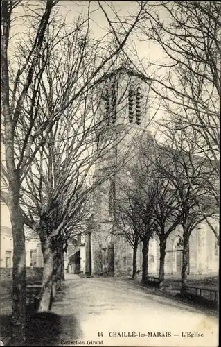 Ak Chaillé les Marais Vendée, L'Eglise