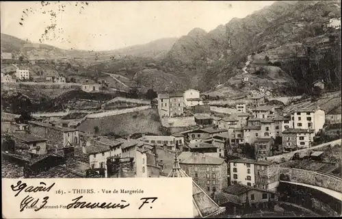 Ak Thiers Puy de Dôme, Vue de Margeride