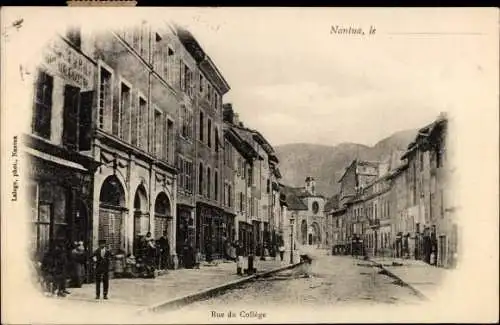 Ak Nantua Ain, Rue du College