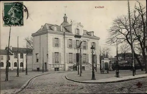 Ak Créteil Val de Marne, La Mairie