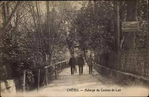 Ak Créteil Val de Marne, Auberge du Cochon de Lait