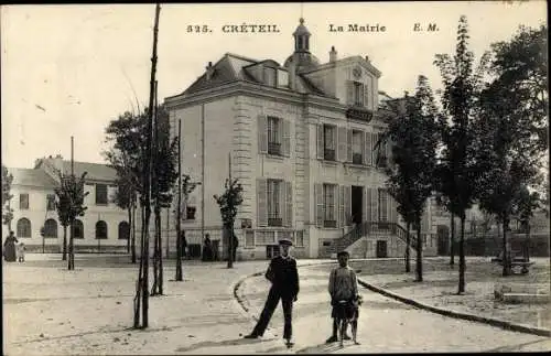 Ak Créteil Val de Marne, La Mairie